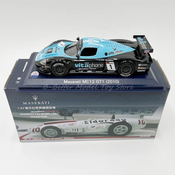 1:43 Diecast Car Model Toy Maserati MC12 GT1 (2010) Replica Collector Edition