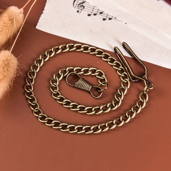 1 x Watch Chains Chain For Antique Quartz Vintage Pocket Watch Bronze Alloy Pocket