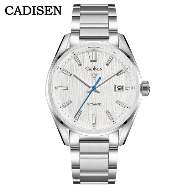 CADISEN 2024 New Luxury Men Mechanical Wristwatches 10Bar Waterproof Japanese NH35 Movement Automatic Watch Steel Watch for Men