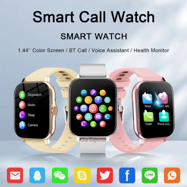 Smart Watch For Men Women Gift 1.44\