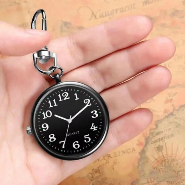 2023 New Arrival Pocket Watches Nurse Pocket Watch Keychain Fob Clock with Battery Doctor Medical Vintage Watch