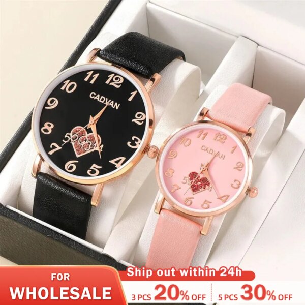 Top Luxury Brand Couple Watch For Women Men Clock Male Calendar Love Dial Quartz Wrist Watches Leather Ladies Man Watch