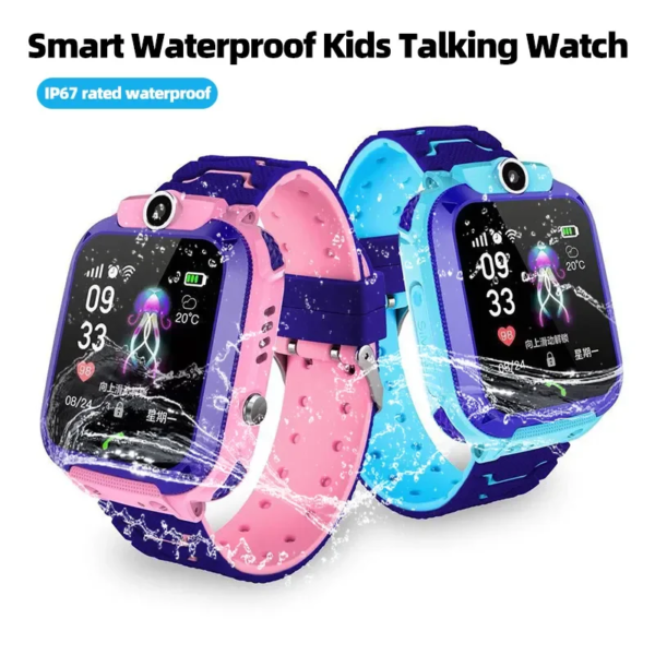 Q12 Kids Smart  2G Call Phone Watch Waterproof Mother Children GPS Monitor Boy Girls SOS Child Sports Digital Watches Tracker