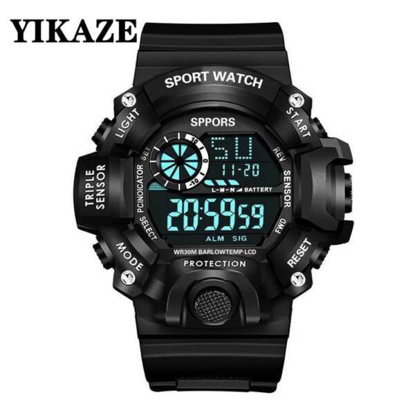 Military Digital Watch for Men Outdoor Men's Sports Watches Clock Waterproof Luminous Chronograph Student Electronic Wristwatch