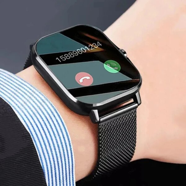 2024 New Bluetooth Answer Call Smart Watch Men Touch Call Fitness Tracker Waterproof Smartwatch Women For Android blood oxygen