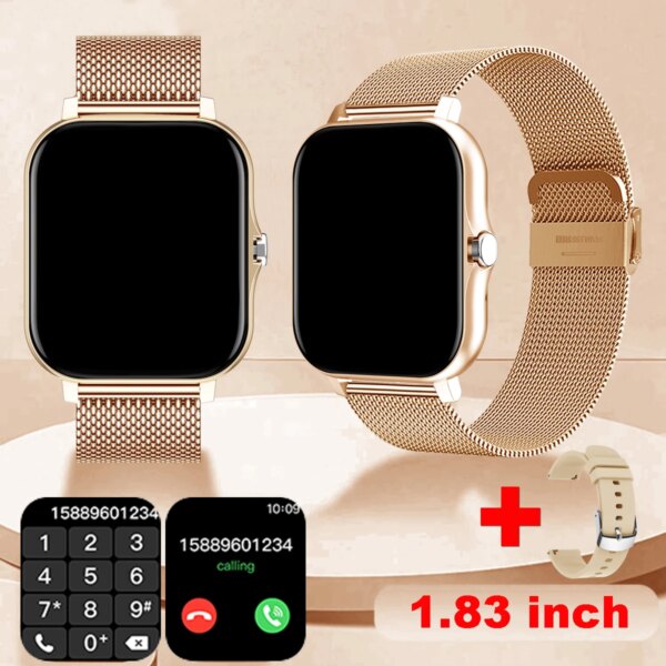 1pc Square Smart Watch Women Men Smartwatch Touch Dial Call Music Smart Clock For Android IOS Fitness Tracker Trosmart Brand