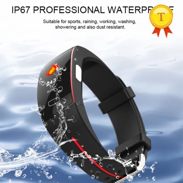 2021 precise blood pressure Smart Band smart watch man woman Support ECG+PPG body temperature Heart rate Monitoring waterpoof