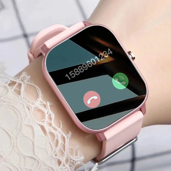 2023 New Smart Watch For Men Women Gift Full Touch Screen Sports Fitness Watches Bluetooth Calls Digital Smartwatch Wristwatch