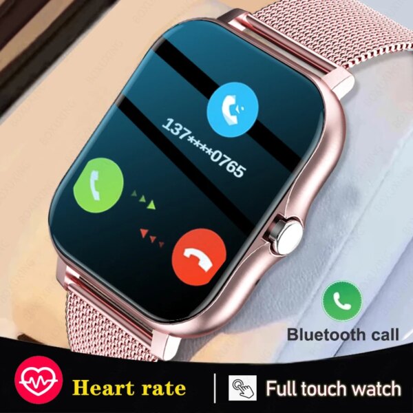 2023 New Smart Watch Women Bluetooth Call Watch Fitness Tracker Waterproof Sport Smart Clock Fashion Ladies Men Smartwatch Woman