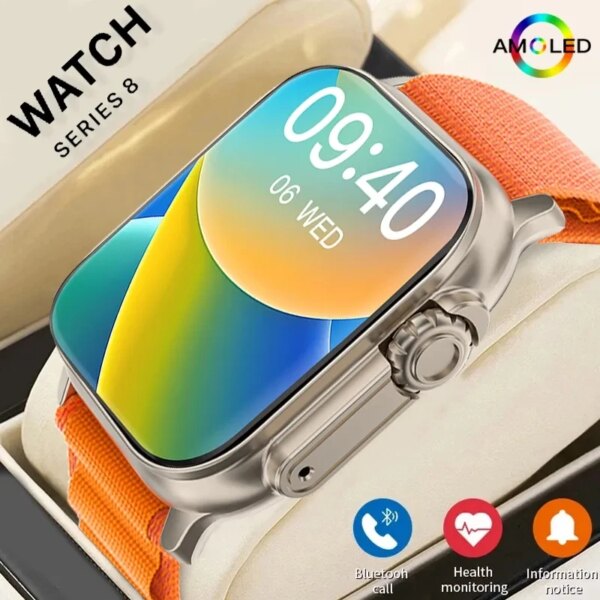 2024 New T900 Ultra 2 49mm Ultra 9 Series NFC Smart Watch BT Call Waterproof Watches Men PK Hello Watch 3/HK8 por max/HK9 Ultra2