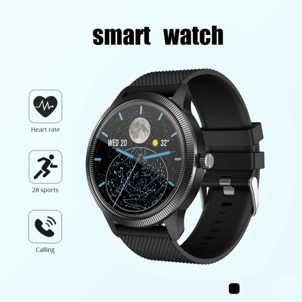 2024 Smart Watch For Men Women Gift Full Touch Screen Sports Fitness Watches Bluetooth Calls Digital Smartwatch Wristwatch