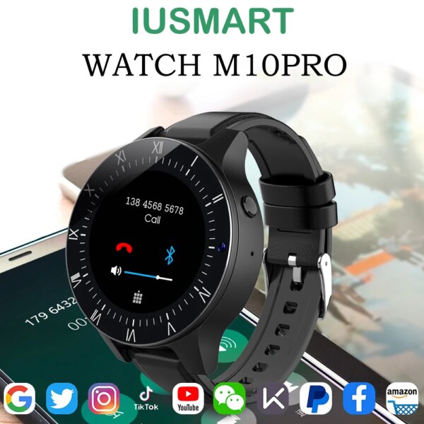 2024 Smart Watch Men 4G GPS SIM WiFi Calls Smartwatch 5ATM Waterproof 13MP Camera Sport Health  Watches Smarthwhatch