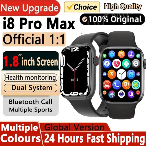 2024 Smart Watch Series 8 Smartwatch I8 Pro MAX Men Dial Call Smart Watch Tracker Health Sport Tracker Women Watch X8 MAX IWO13