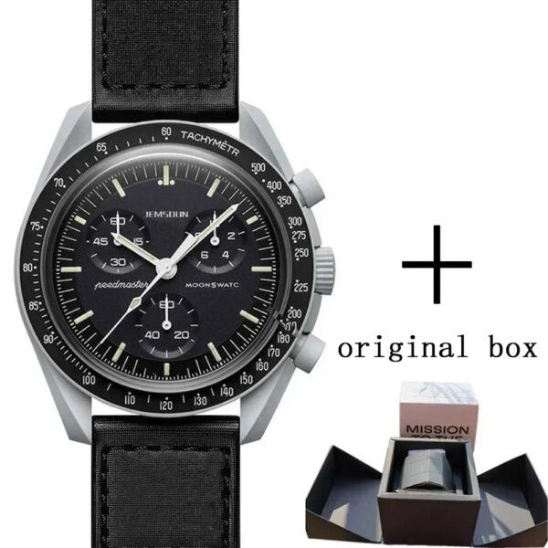 2024 Top New Quality Original Brand Original Box Watches For Mens Plastic Case Chronograph Watch Explore Planet AAA Male Clocks