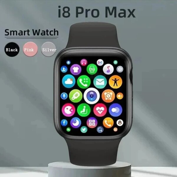 2024 Watch 8 Pro Max Smart Watch Sports Fitness ActivityTracker Man Woman Bluetooth Call Heart Rate Dial Smartwatch Bracelet I8