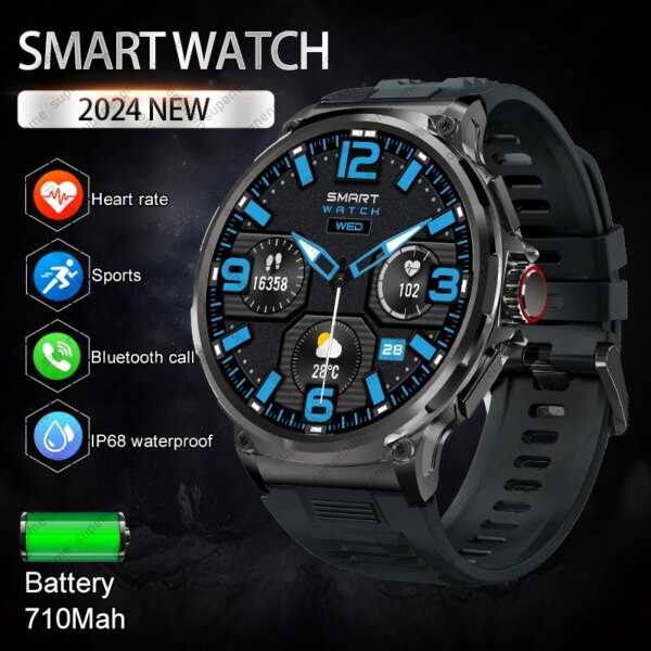 2024New Men's smartwatch HD Bluetooth Talk 1.85 \