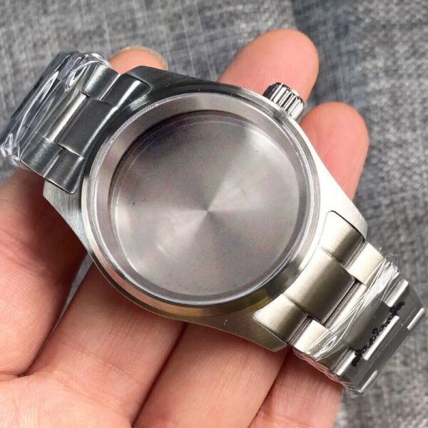 20ATM Tandorio 36mm Stainless Steel Pilot Brushed Watch Case Sapphire Glass For NH34A NH35A NH36A ETA2824 PT5000 Auto Movement