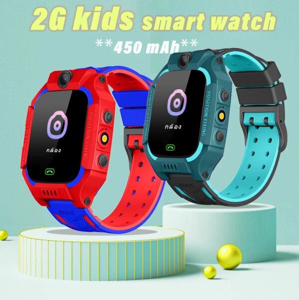 2G Kids Smart Watch Phone Math Game Flashlight LBS Location Camera SOS Call Back Monitor Voice Chat Children Gifts Smartwatch