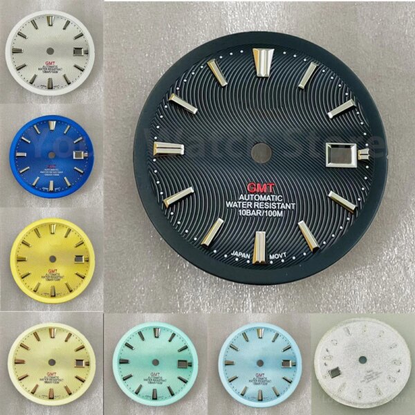 33 5mm Dial S NH34 Dial 33.5mm Mechanical Watch Modification Table Diving Watch NH35 Movement Surface Assembly Accessories Dial