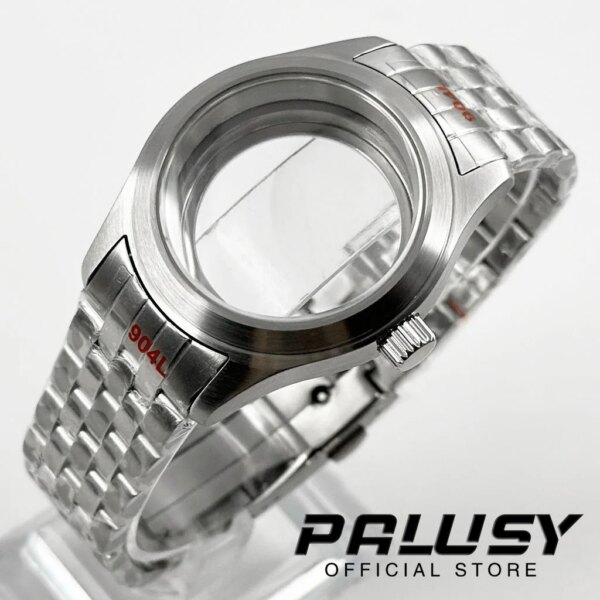 36MM/39MM Stainless Steel Strap Sapphire Crystal Watch Case Fit NH34 NH35 NH36 PT5000 ETA 2824 Movement