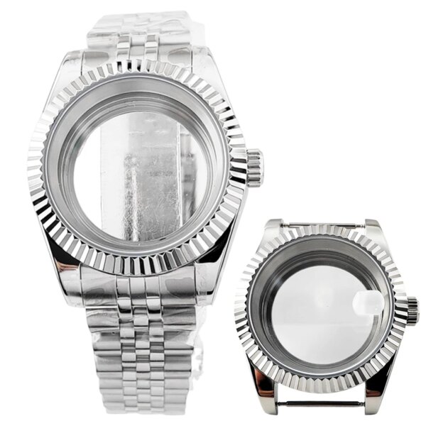 36mm 39mm Watch Case Sapphire Glass Stainless Steel For NH35 NH36 ETA2836 Miyota8215 8205 821A DG2813 3804 ETA2824 PT5000 ST2130