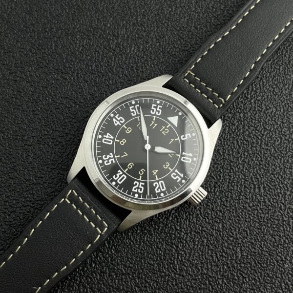 40mm stainless steel case watch modification accessories pilot mechanical watch suitable for NH35/36 movement custom watch