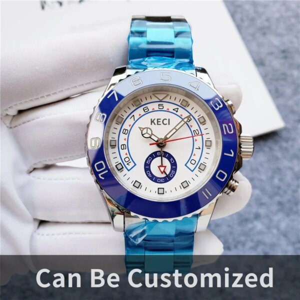 44mm Luxury Brand Men's Yacht Automatic Wristwatch Master Mechanical Movement Ceramic Bezel 116681 Oyster Watch No Chronograph