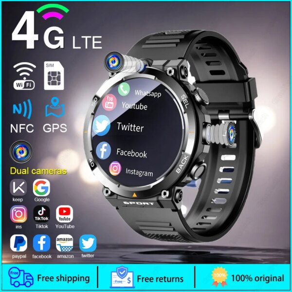 4G LTE Smartwatch 1.39\