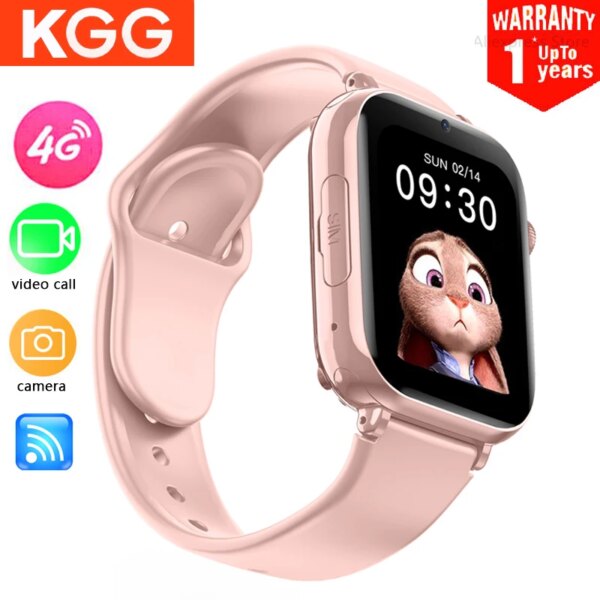 4G Smart Watch Kids Sim Card LBS WiFi Location Tracker SOS Video Call Camera Waterproof Smartwatch For Children