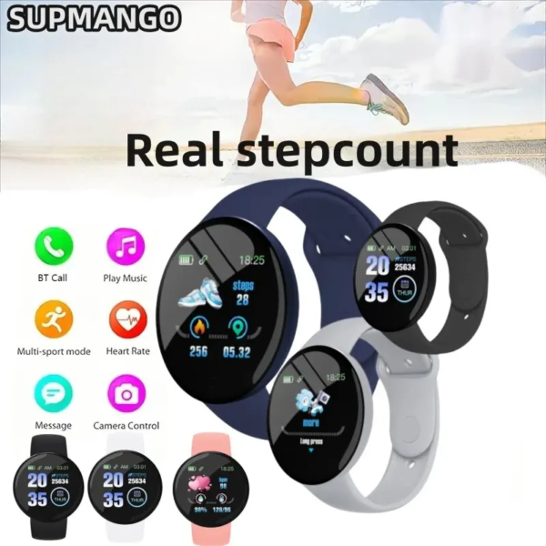 B41 Real Stepcount Smart Watch Multi Function Step Connected Smart Watch For Men And Women Suitable For And Android