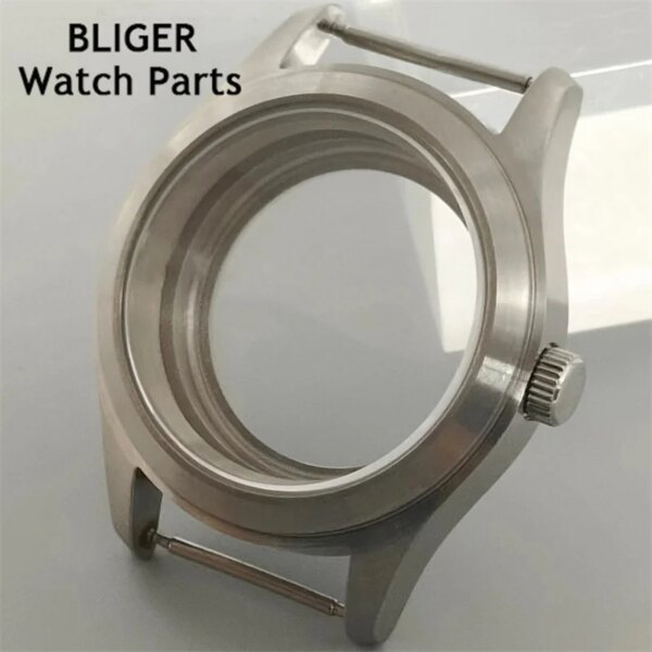 BLIGER 36mm/39mm silver black glod sterile watch case sapphire glass stainless steel watch case fit NH35 PT5000 movement