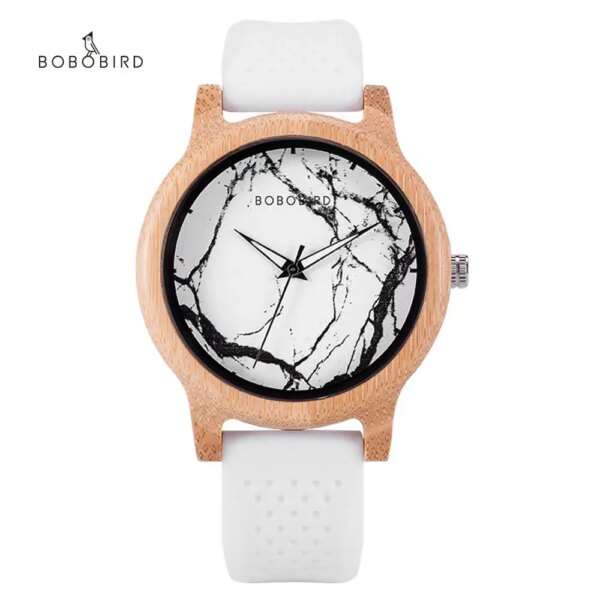 BOBO BIRD Mens Watches 2021 Silicone Band Quartz Wristwatch Luminous Hands Clock Gift Boyfriend Wooden Box Dropship часы женские