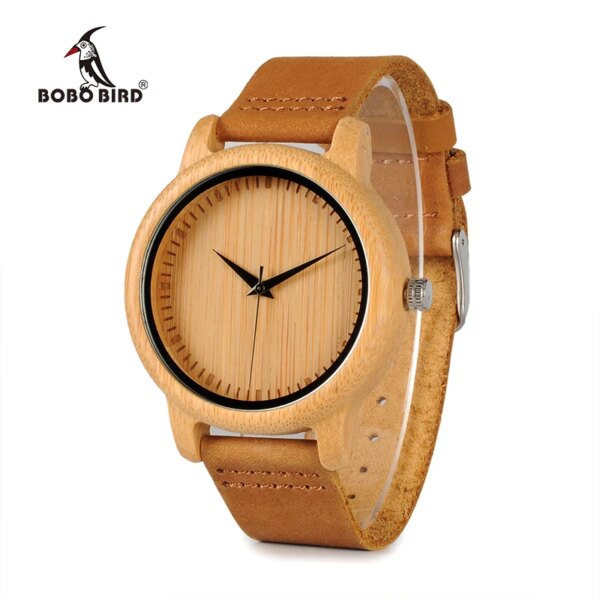 BOBO BIRD Timepieces Bamboo Couples Watches Lovers Handmade Natural Wood Luxury Watches Ideal Custom Gifts OEM Drop Shipping