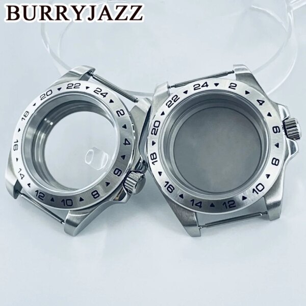 BURRYJAZZ 39mm Watch Case Sapphire Glass Fit NH35 NH36 NH34 ETA2824 2836 Miyota8205 8215 821A PT5000 ST2130 DG2813 3804 Movement