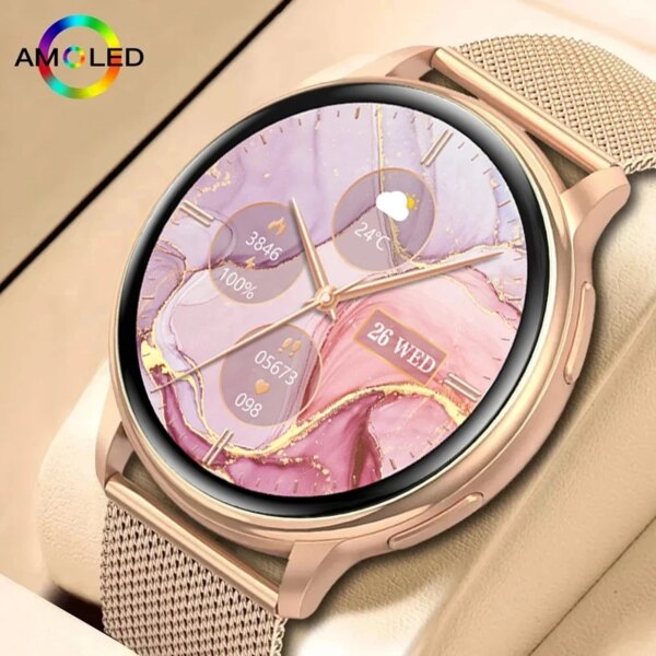 Bluetooth Call Smart Watch Women Custom Dial Steel Watches Men Sports Fitness Tracker Heart Rate Smartwatch For Android IOS