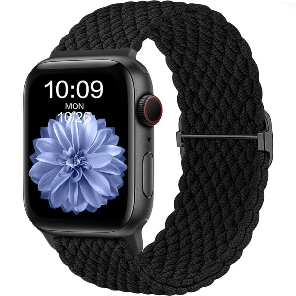 Braided Solo Loop For Apple watch band 44mm 40mm 49mm 45mm 41mm 38mm Elastic Nylon bracelet iWatch series 8 3 se 6 7 Ultra strap