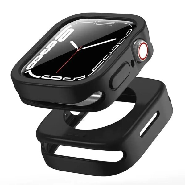 Case For Apple Watch 8/7/6/SE/5/4 44mm 40mm Cases Soft TPU Shockproof Protector Bumper Cover for iWatch 8 45mm 41mm accessories