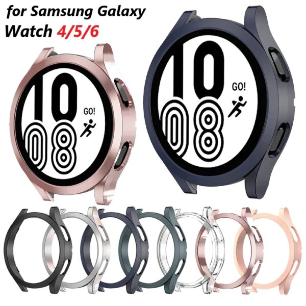 Case for Samsung Galaxy Watch 4/5/6 40mm 44mm Hard Protective Bumper for Watch Classic 4/6 42mm 46mm 43mm 47mm Protective Cover