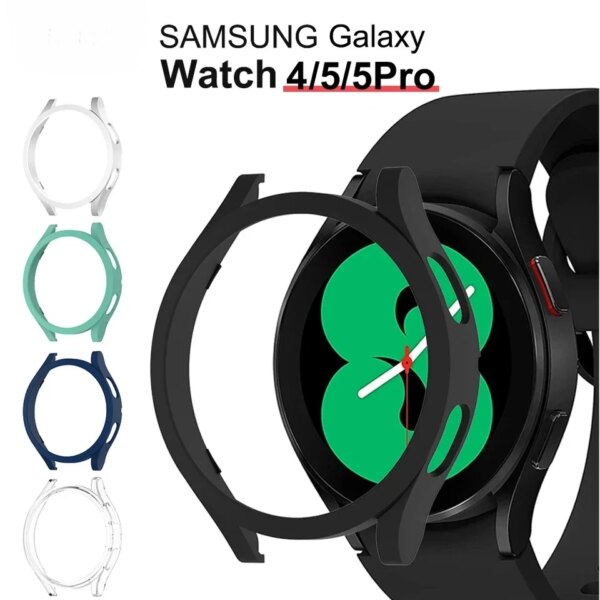 Case for Samsung Galaxy Watch 6 40mm 44mm PC Protect Shell Bumper for Watch 6 Classic 43mm 47mm SmartWatch Protector Frame