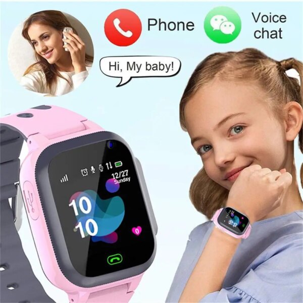 Children Smart Watch Gps Sos Waterproof Kids Watches Call Kids Smartwatch Clock Sim Card Location Tracker Child Watch for Xiaomi