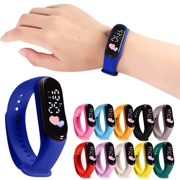 Children Watch Birthday Gift For Child Boy Girl Smart LED Digital Cartoon Kids Watch Waterproof Bracelet Wristwatch reloj niño