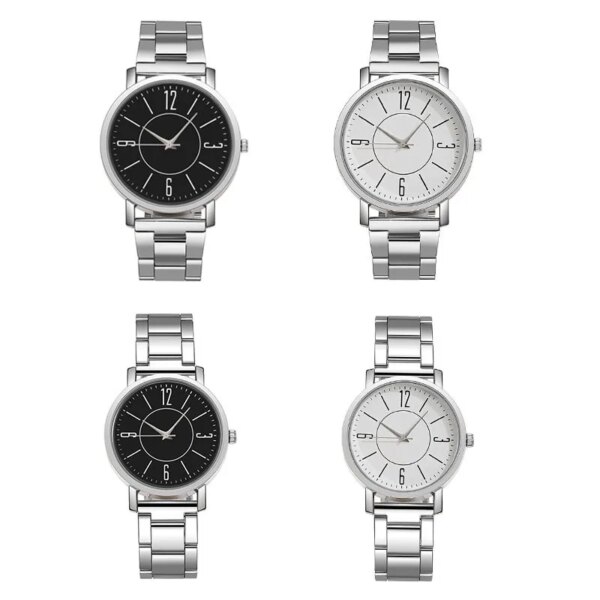 Couple Watch For Men Women Life Waterproof Quartz Watch Hand Clock Simple Digital Dial Stainless Steel Watches Relogio