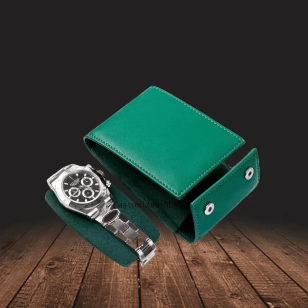 Customized NLNL Direct Velvet Watch Green Bag Protective Watch Leather Bag Environmental Protection Storage White Plastic Box