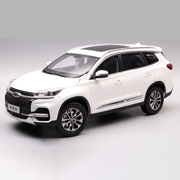 Die Cast 1:18 Scale Chery Tiggo 8 Suv Simulation Alloy Car Model Adult& Children Hobby Collection Holiday Gift Souvenir Display