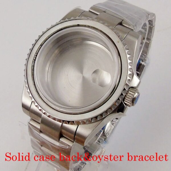 Diver 40mm Watch Case for SUB GMT Watch Mod NH34 NH35 NH36 NH73 NH38 NH39 NH70 NH72 904L Bracelet