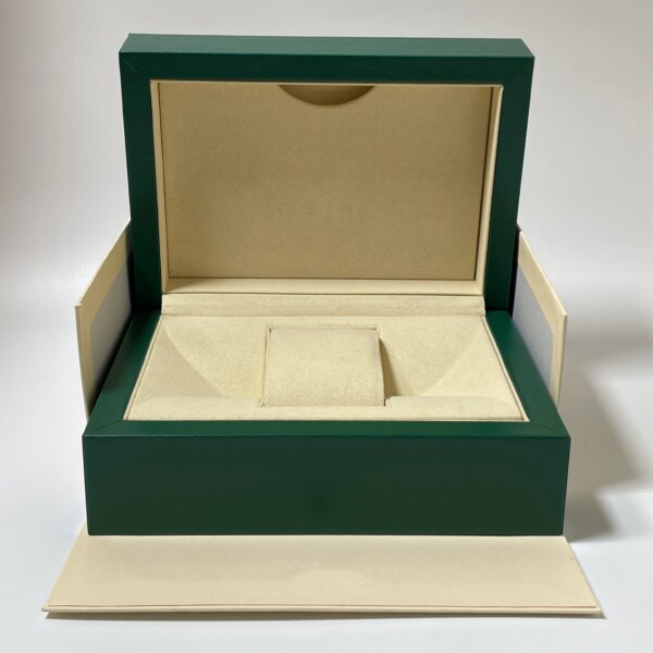 Factory direct substitute original Rolexables green watch box luxury brand with file card ca