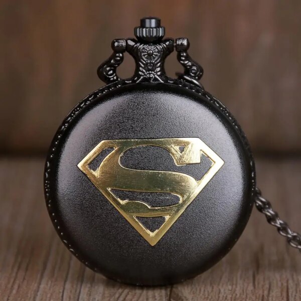 Fashion Black Quartz Pocket Watch Women Man Children with Necklace Pendant with Chain reloj de bolsillo