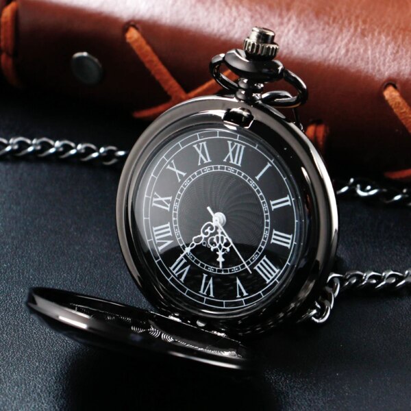 Fashion Pure Color Pocket Watch Retro Steampunk Pendant Quartz Pocket Watches For Men Women Hot Sale Souvenir Gift Full Hunter