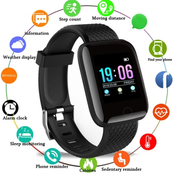 Fashion Smart Watch Multifunctional Life Assistant Control Mobile Phone Music Men Women Smartwatch Kids Fitness Sports Bracelet