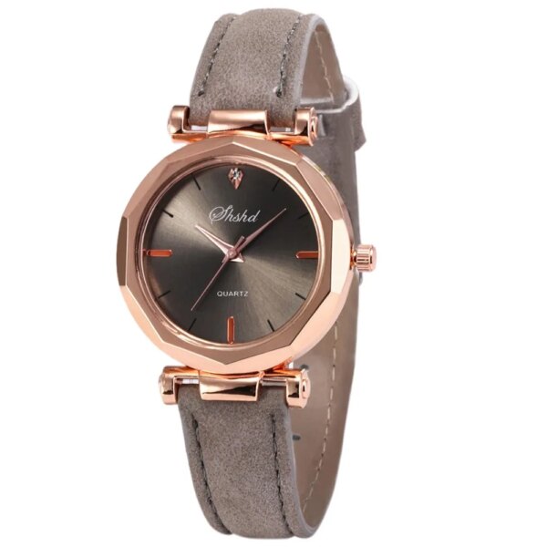 Fashion Women Leather Casual Watch Luxury Analog Quartz Crystal Wristwatch reloj para mujer часы женские наручные montres femmes